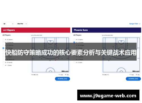 快船防守策略成功的核心要素分析与关键战术应用